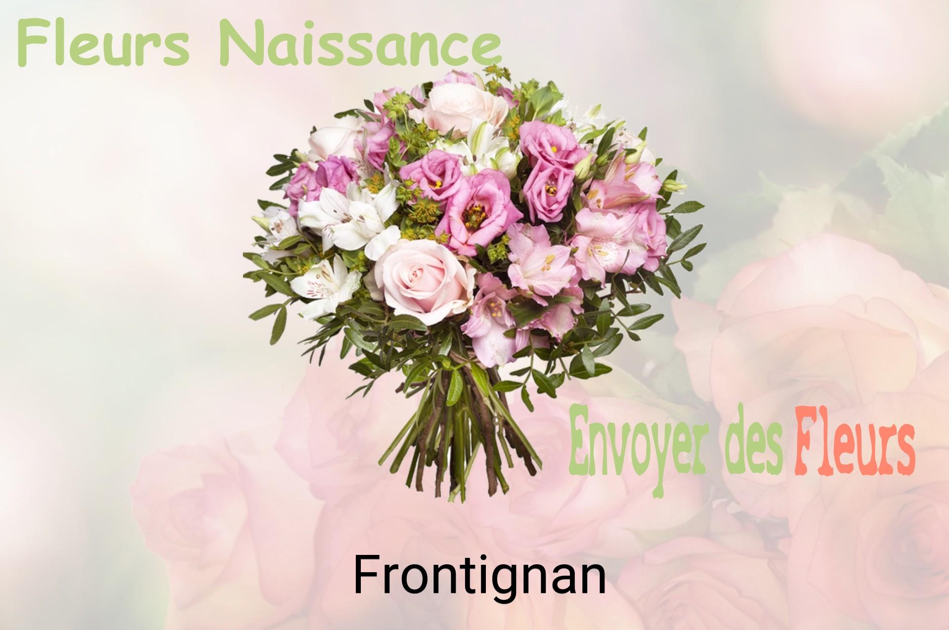 Bouquet de fleurs de naissance livré à Frontignan